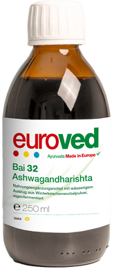Bai 32 Ashwagandharishta, 250ml Flasche, ca. 50 Portionen